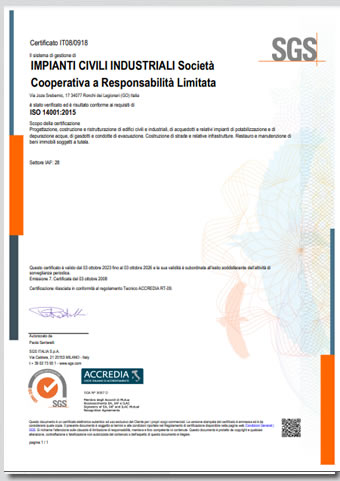 Certificato Qualità SGC